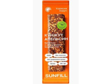 Батончик "Sunfill" Кунжут-Апельсин, 35г