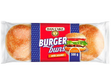 Булочки з кунжутом "DanCake" Burger Buns, 300г, Польща