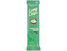 Чіпси "Long Chips" Кріп і сметана, 75 г, Латвія