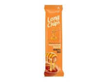 Чіпси "Long Chips" мед-барбекю, 75 г, Латвія