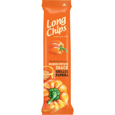 Чіпси "Long Chips" Паприка, 75 г, Латвія