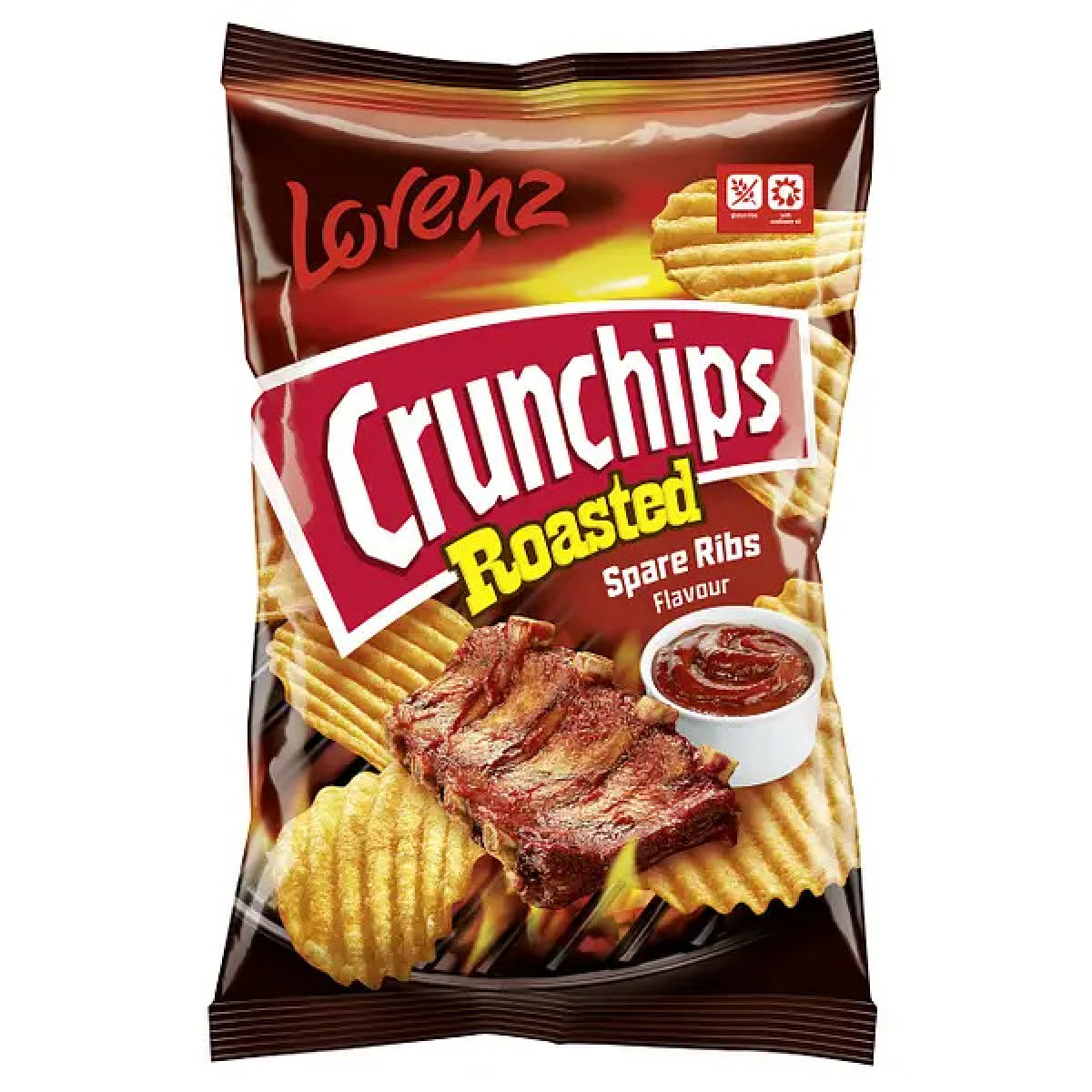 Чіпси"Lorenz" Crunchips свин.реберця140г, Німеччина