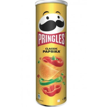 Чіпси "Pringles" Classic Paprika, 200г, Бельгія