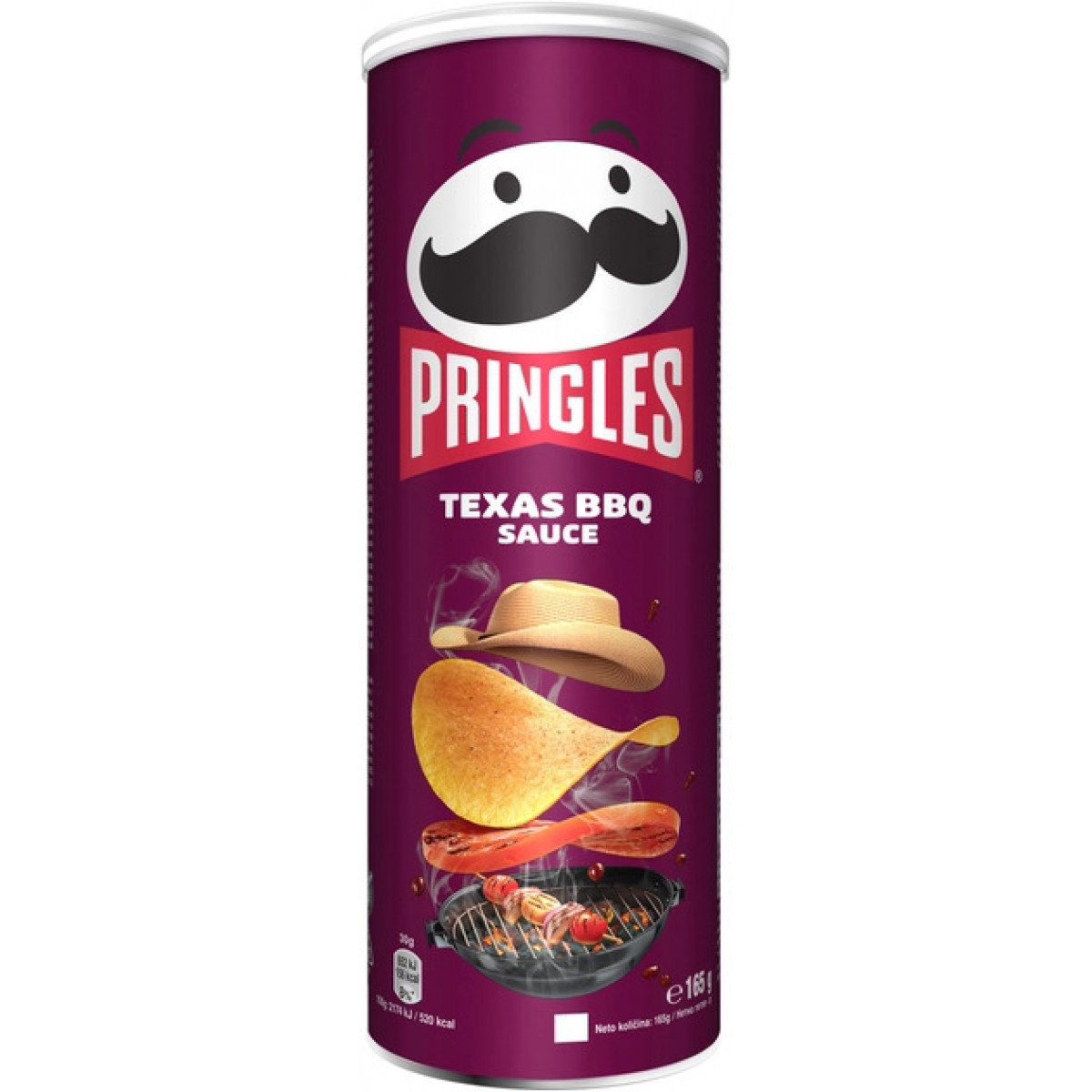 Чіпси "Pringls" Texas BBQ Sauce, 165 г, Бельгія