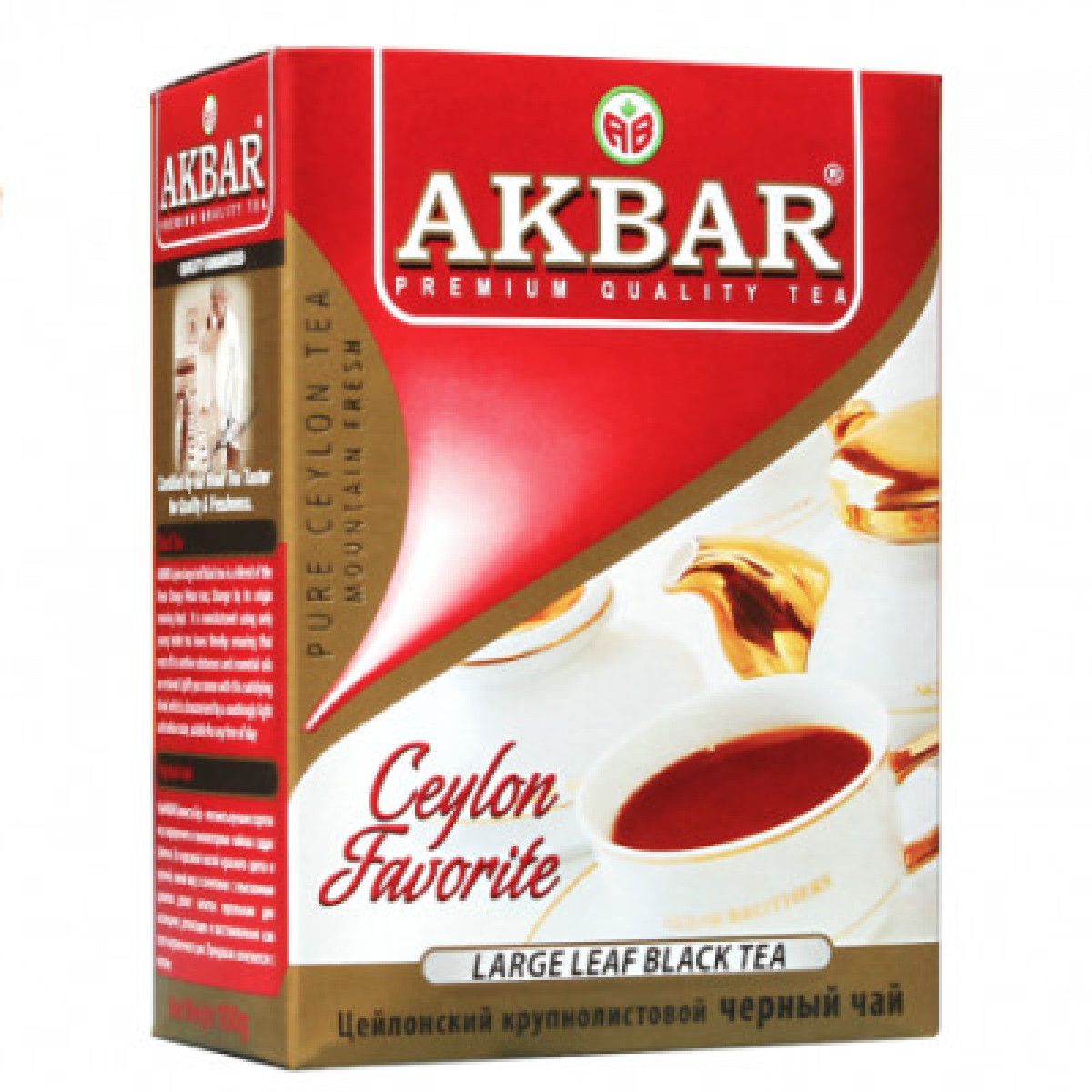 Чай "Akbar" Black tea(крупнолистовий),100 г, Шрі-Ланка