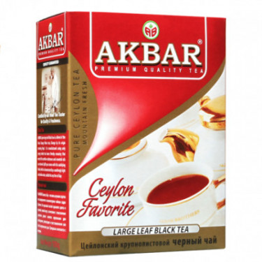 Чай "Akbar" Black tea(крупнолистовий),100 г, Шрі-Ланка