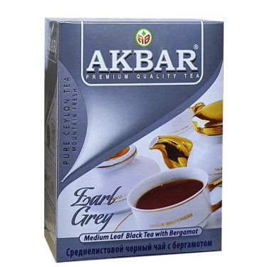Чай "Akbar" Earl Grey, 100 г, Шрі-Ланка