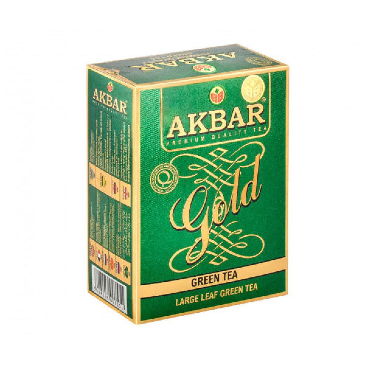 Чай "Akbar" Green tea(крупнолистовий),100 г, Шрі-Ланка