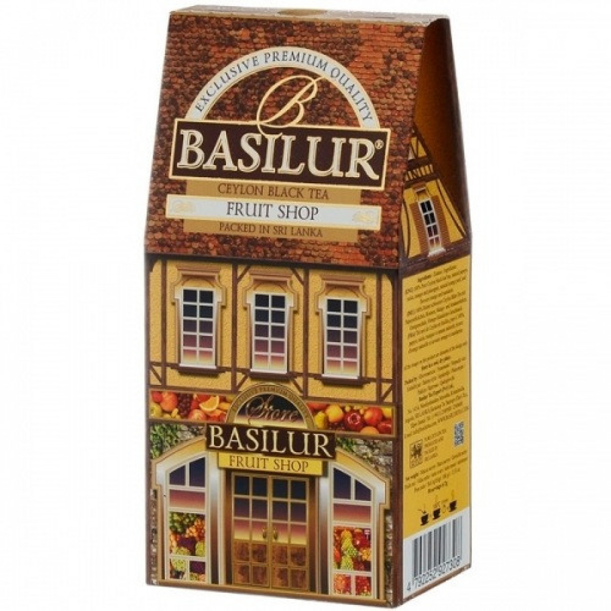 Чай "Basilur"чорний, Будинок"Фруктовий магазин"100г, Шрі-Ланка