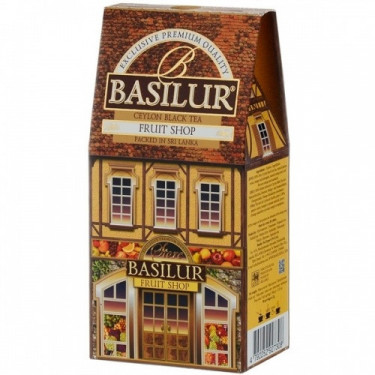 Чай "Basilur"чорний, Будинок"Фруктовий магазин"100г, Шрі-Ланка