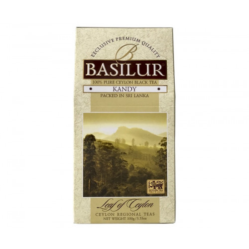 Чай "Basilur"чорний, Лист Цейлону "Канді"100г