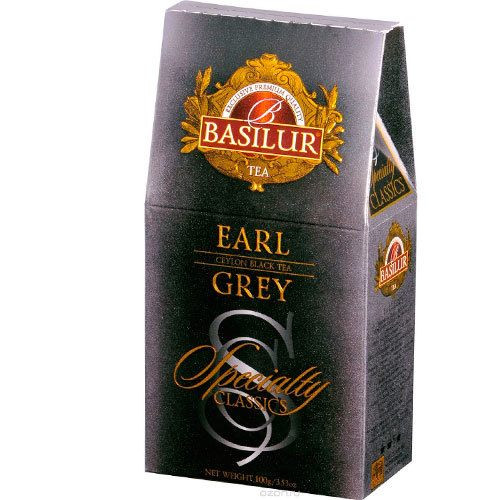 Чай "Basilur"чорний, Обрана класика "Ерл грей"100г