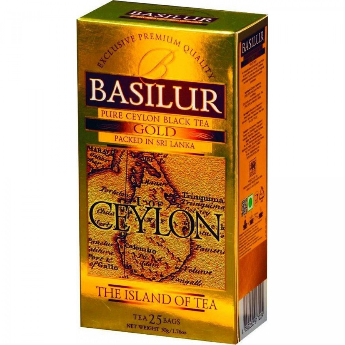 Чай "Basilur"чорний, Острів Цейлон"Особливий"25шт*2г, Шрі-Ланка