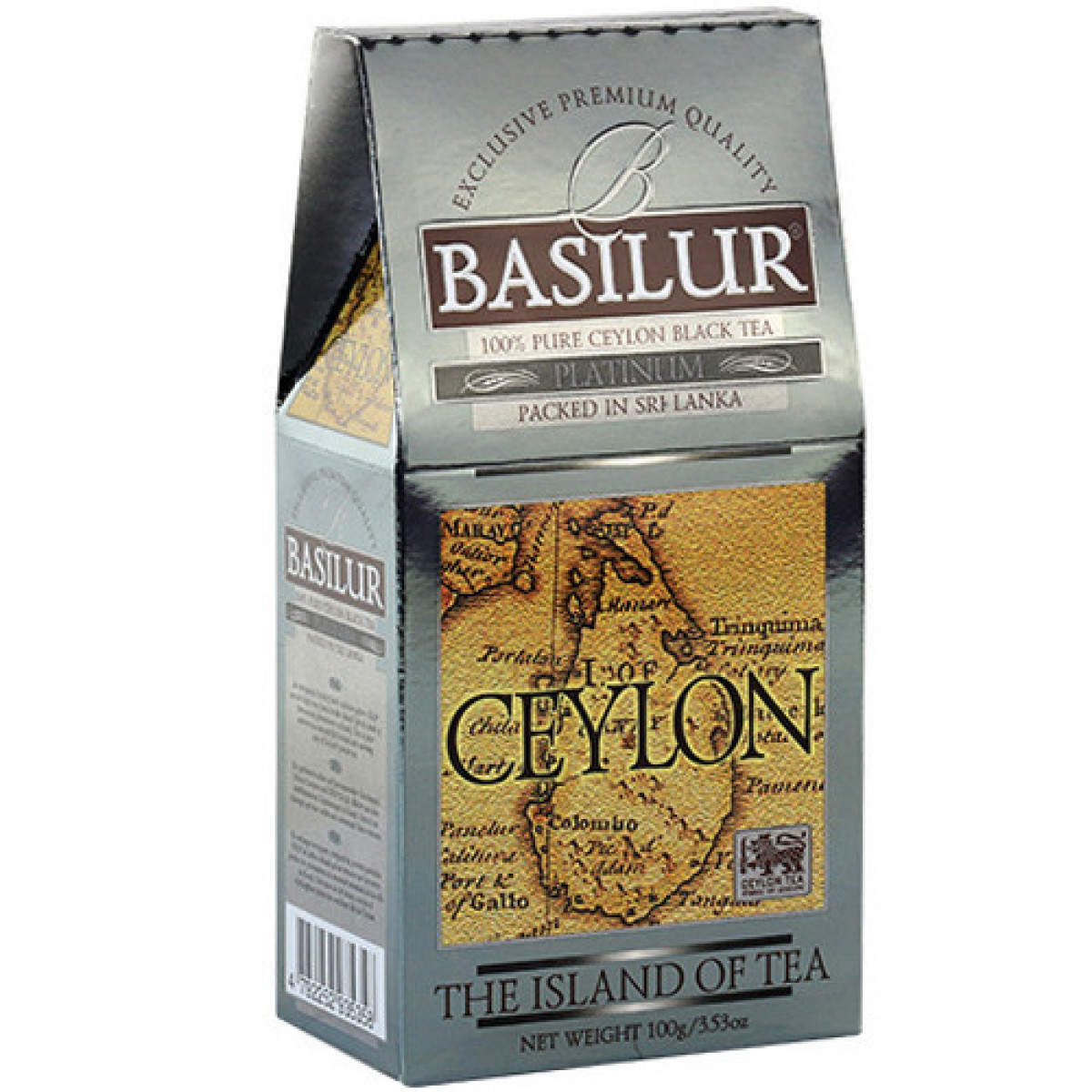 Чай "Basilur"чорний, Острів Цейлон"Платинум"100г, Шрі-Ланка