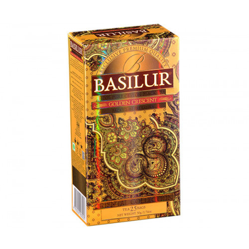 Чай "Basilur"чорний, Східна колекція"Золотий мiсяць"25шт*2г