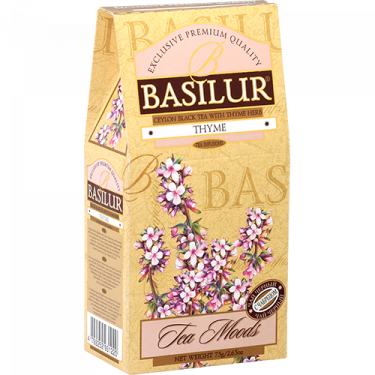 Чай "Basilur"чорний, Трав'яні настої"Чебрець"75г, Шрі-Ланка