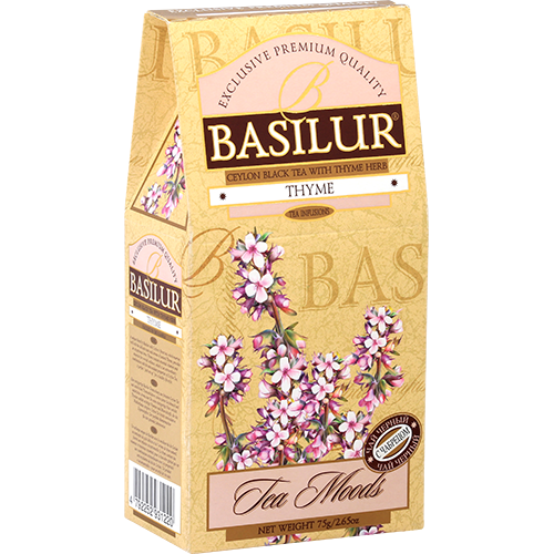 Чай "Basilur"чорний, Трав'яні настої"Чебрець"75г