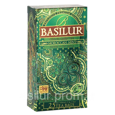 Чай "Basilur" Східна колекція "Марокканська м'ята" 25шт*2г, Шрі-Ланка