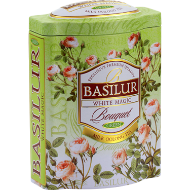 Чай "Basilur" зелений "Біле чарівництво" ЖБ 100г, Шрі-Ланка