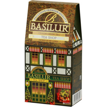 Чай "Basilur"зелений Будинок"Чайний магазин"100г, Шрі-Ланка