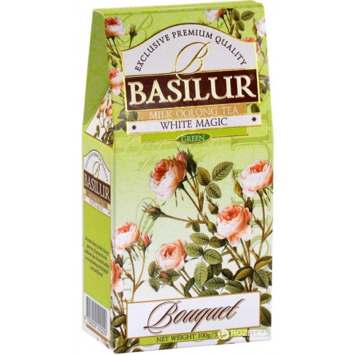 Чай "Basilur"зелений, Букет "Біле чарівництво"100г