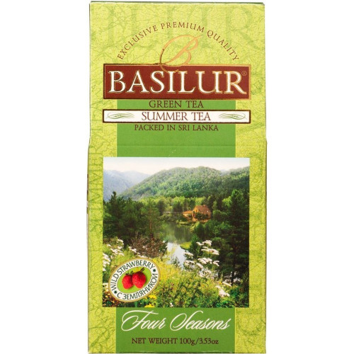 Чай "Basilur"зелений,  Чотири сезони"Літній"100г