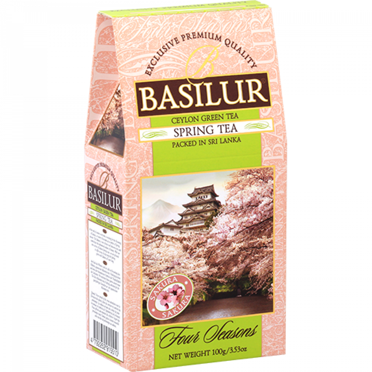 Чай "Basilur"зелений, Чотири сезони"Весняний"100г, Шрі-Ланка