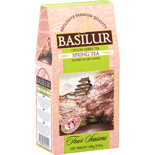 Чай "Basilur"зелений,  Чотири сезони"Весняний"100г