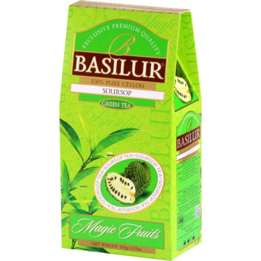 Чай "Basilur" Зелений Магічні фрукти "Саусеп", 100г, Шрі-Ланка