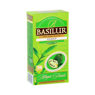 Чай "Basilur"зелений, Магічні фрукти"Саусеп"25шт*1,5г, Шрі-Ланка