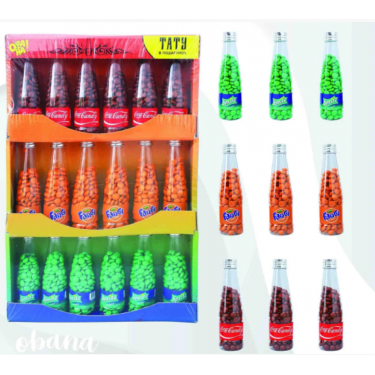 Драже "Obana" "Cola Fanta" бутилочка, 70г, Україна