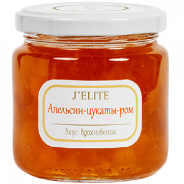 Джем "J'elite" апельсин-цукати-ром, 40г, Україна