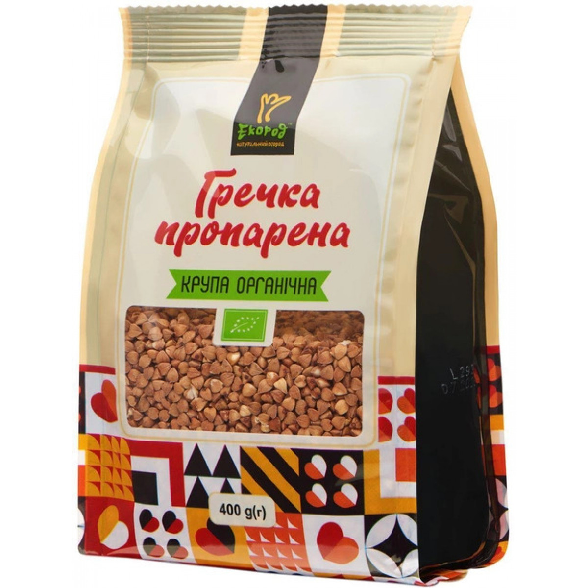 Гречка "Екород" пропарена, 400г, Україна