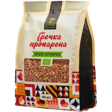 Гречка "Екород" пропарена, 400г, Україна