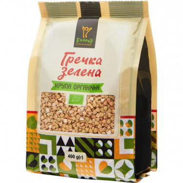 Гречка "Екород" зелена, 400г, Україна