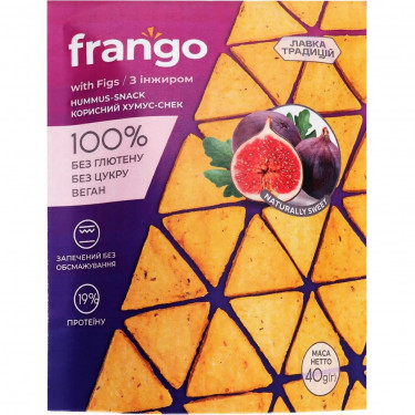 Хумус-снек "Frango" з інжиром, 40г, Україна