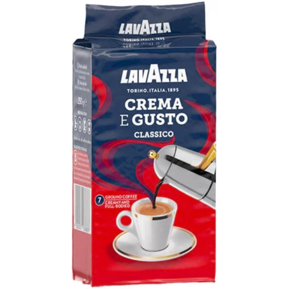 Кава "Lavazza" Crema e gusto classico, 250 г, Італія