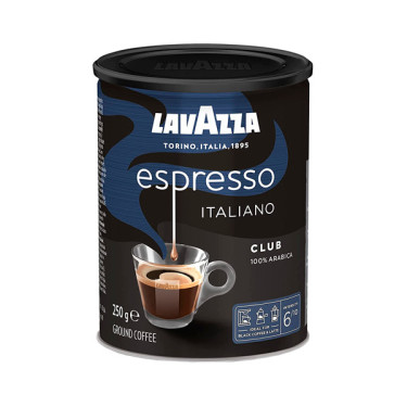 Кава "Lavazza" Espresso CLUB ЖБ, 250г, Італія
