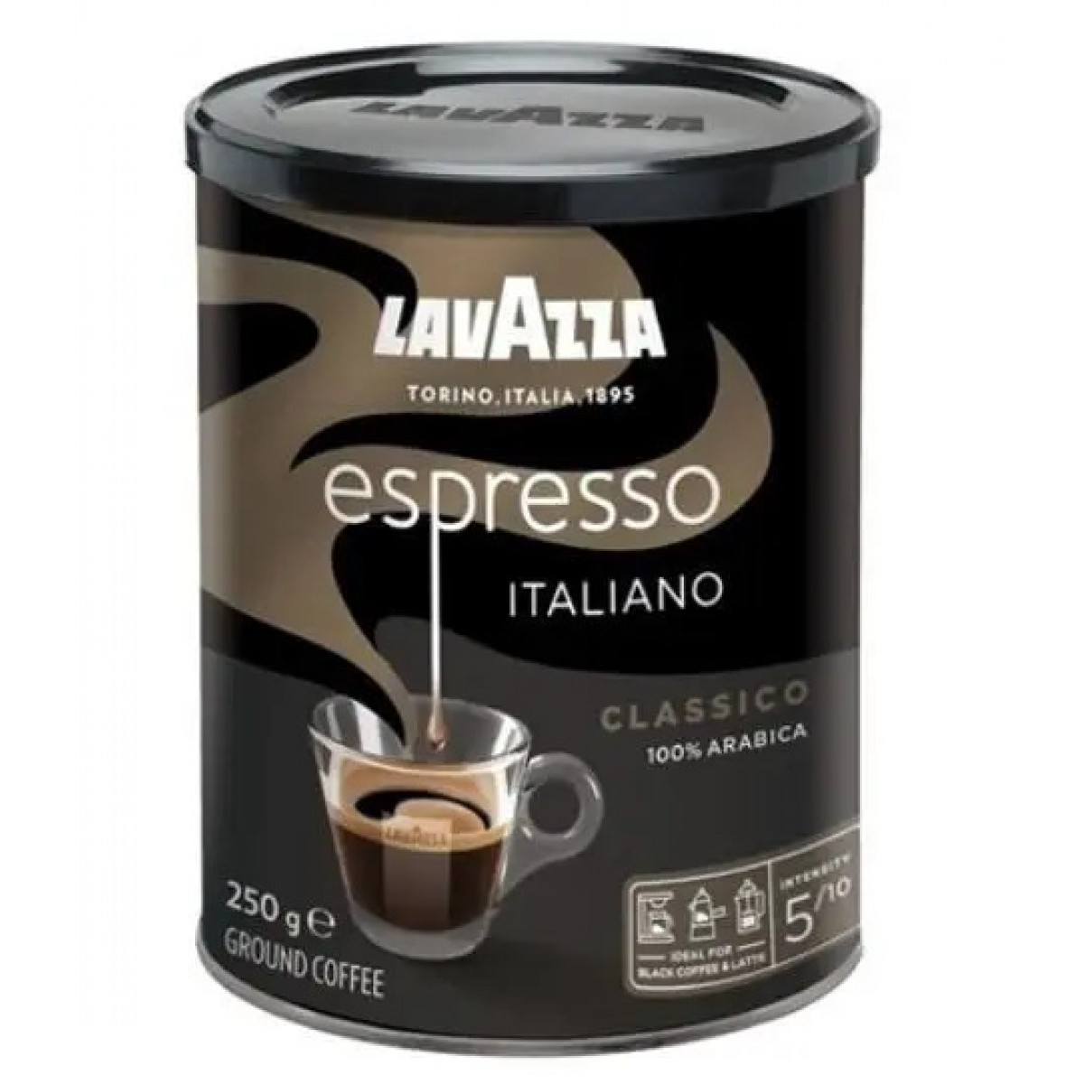 Кава "Lavazza" Espresso Italiano ЖБ, 250 г, Італія