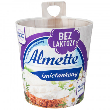 Сирна намазка "Hochland" Almette без лактози, 150г, Німеччина