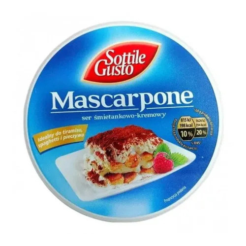 Крем-сир "Sottile Gusto" Mascarpone, 250г