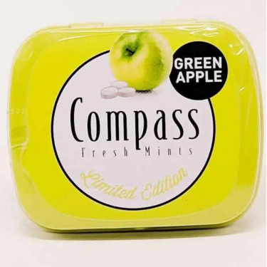 Льодяники "Compass" Green Apple, 14 г, Німеччина