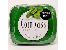 Льодяники "Compass" Pepper Mint, 14 г, Німеччина