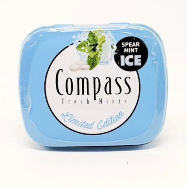 Льодяники "Compass" Spear Mint ICE, 14 г, Німеччина