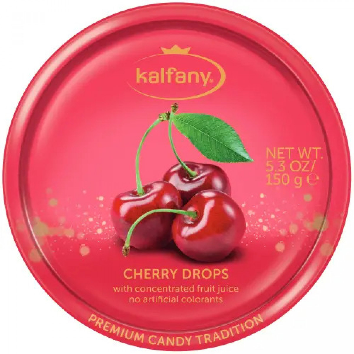 Льодяники "Kalfany" Cherry Candies 150г, Німеччина