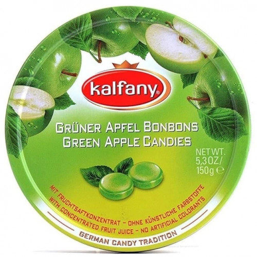 Льодяники"Kalfany Green" apple зелене яблуко, 150г