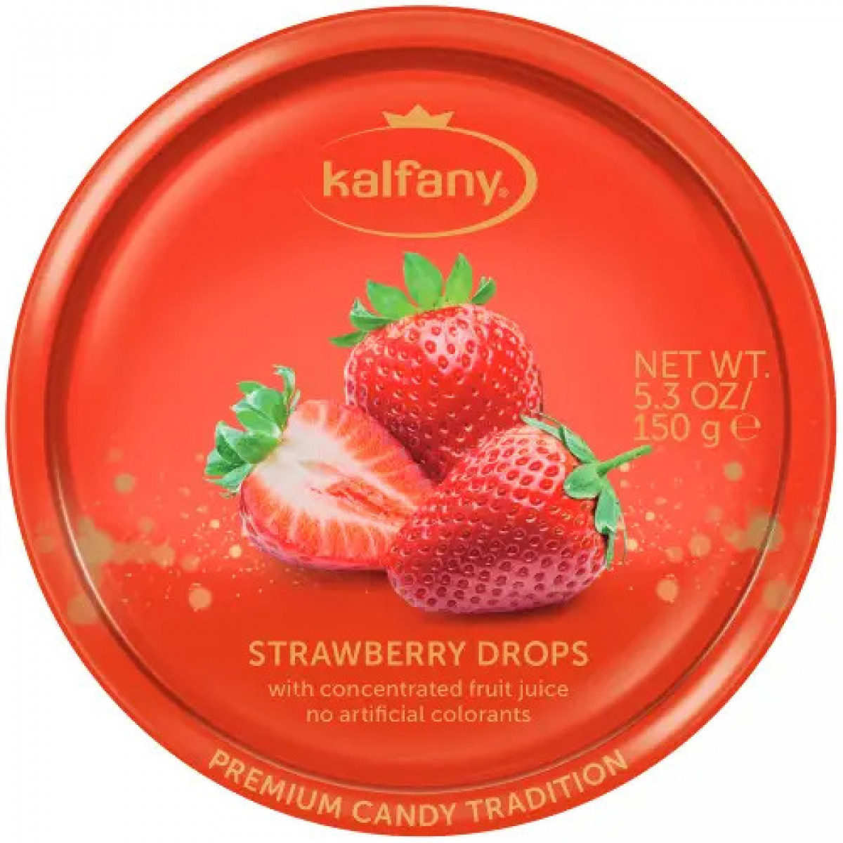 Льодяники "Kalfany" Strawberry Bonbons, 150г, Німеччина