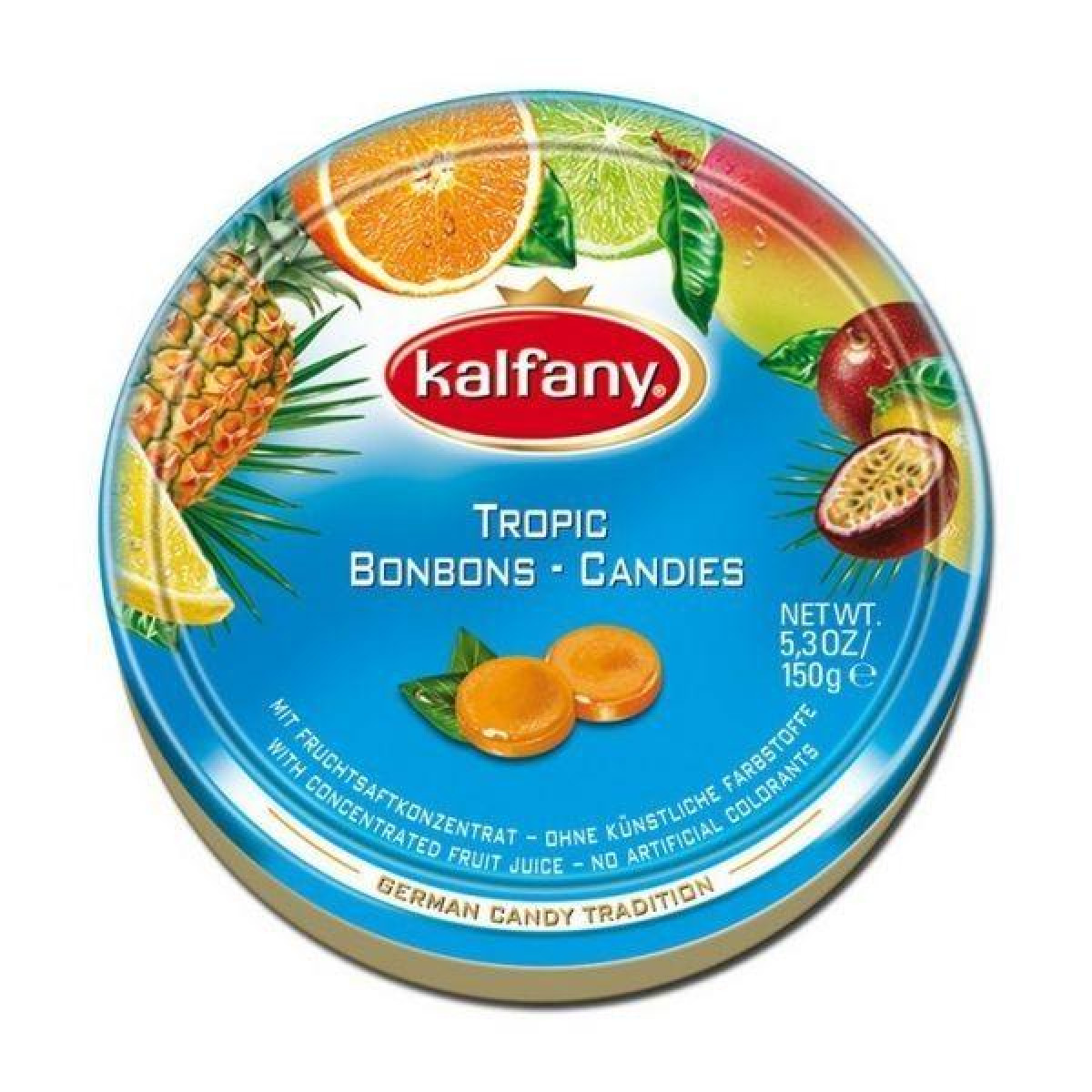Льодяники "Kalfany" Tropic, 150г, Німеччина