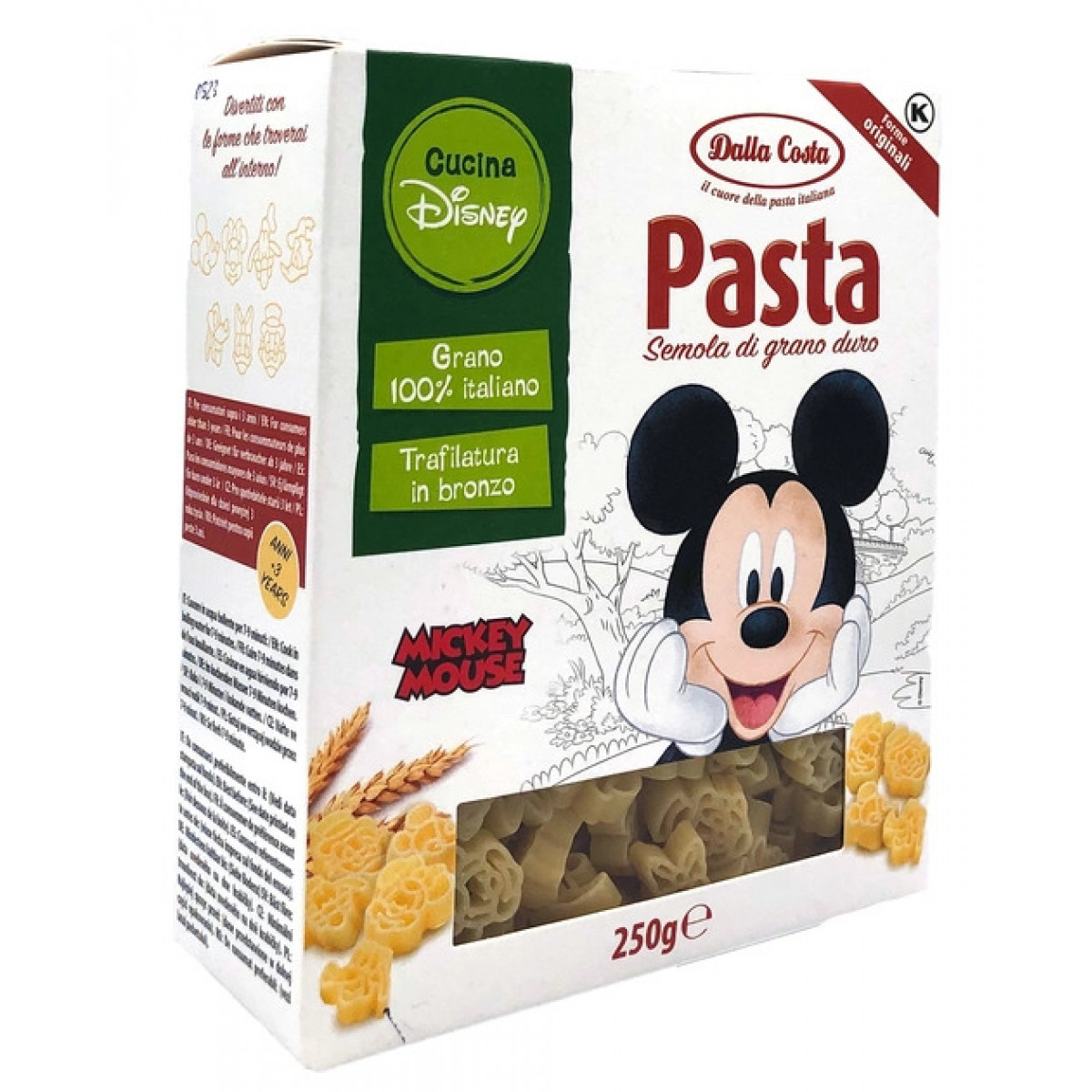 Макарони "DALLA COSTA" Disney Mickey, 250г, Італія