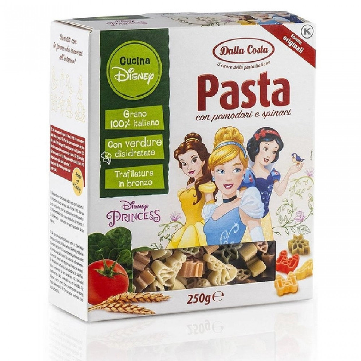 Макарони "DALLA COSTA" Disney Princess, 250г, Італія